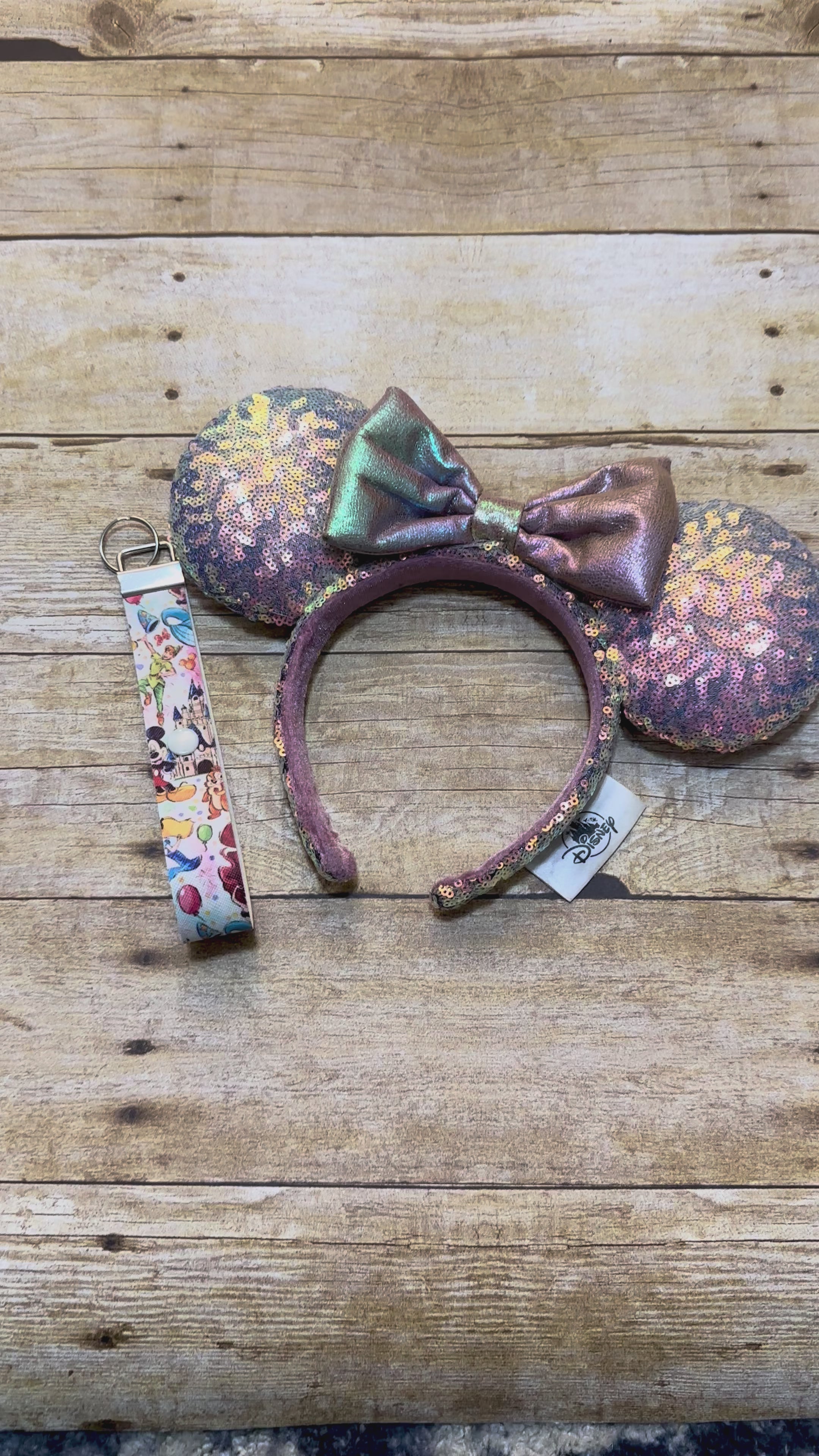 Mouse Ear Holder: Pink Floral